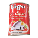 LIGO 番茄汁 沙丁鱼 辣味（红色罐头）15oz