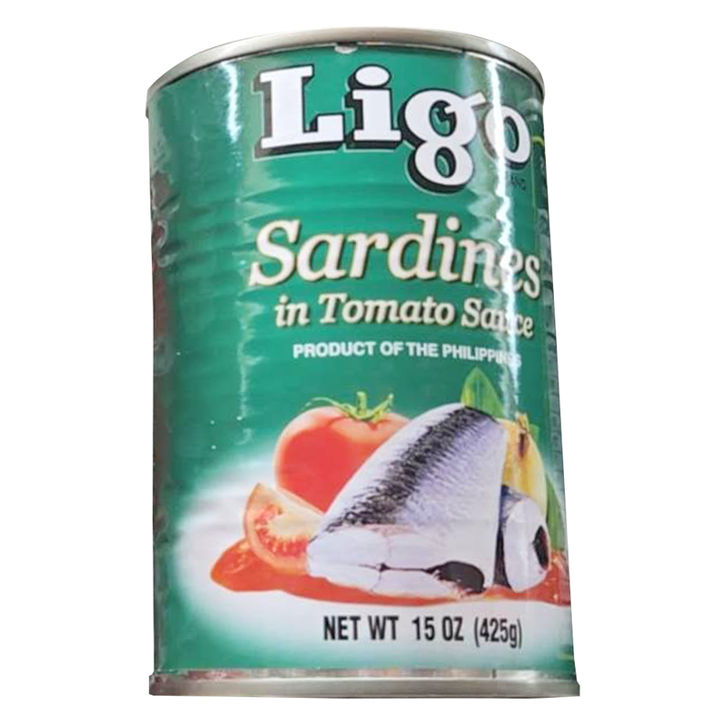 LIGO 番茄汁沙丁鱼（绿色罐头）15oz – 好運來超級市場- MA & RI 店