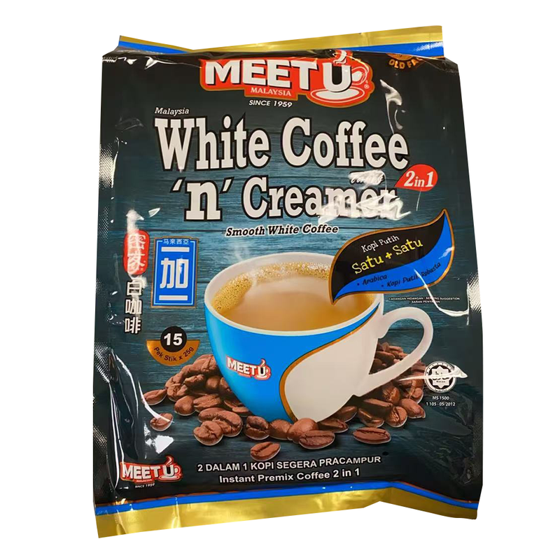 Meetu 一加一 白咖啡 15PC