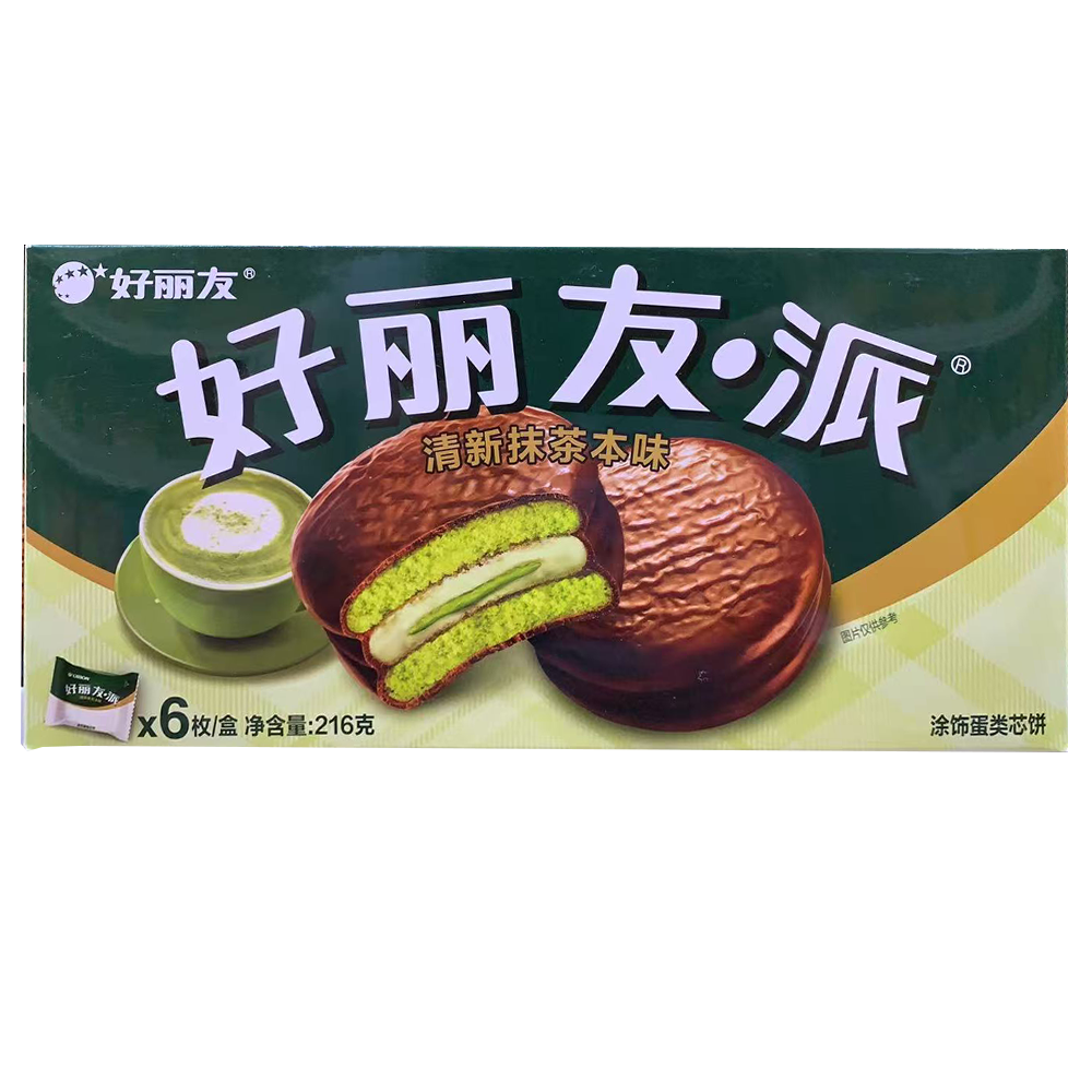 Orion 好丽友派系列 - 好丽友派 清新抹茶本味 216g