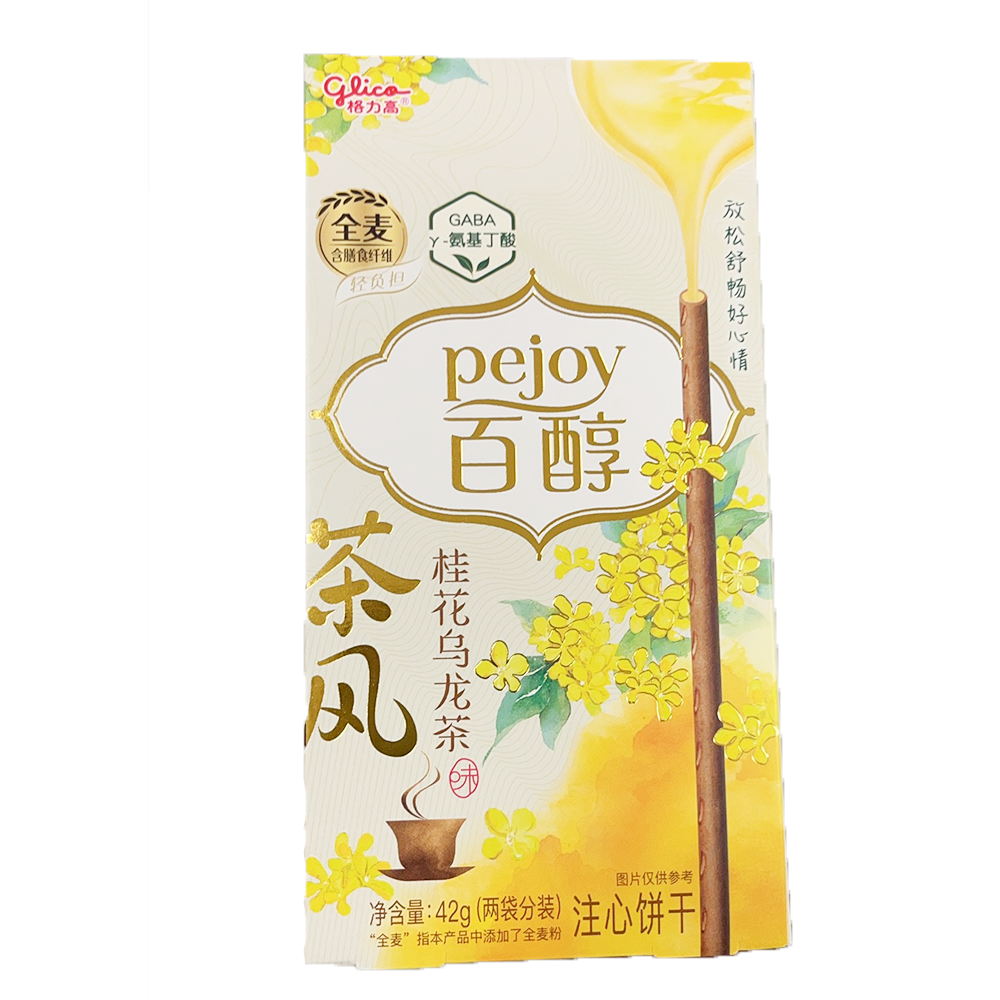 Pocky固力果百醇  桂花乌龙茶注心饼干 42g