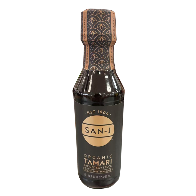 SAN-J 有机无淀粉酱油（Tamari）10 OZ