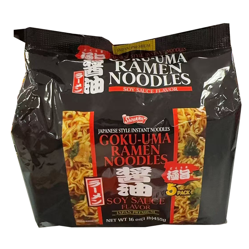 Shirakiku - 日式拉面酱油味 16oz/455g