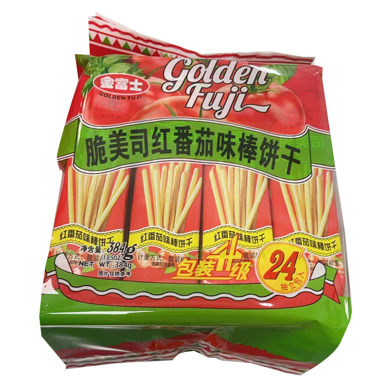 金富士 脆美司红番茄味棒饼干 384g/13.5oz