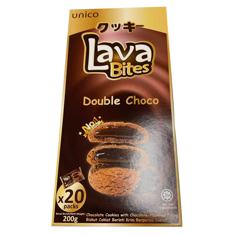 unico Lava Bites Double Choco 流心巧克力饼 200g