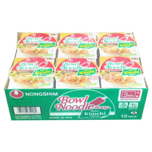 NONGSHIM 农心 碗面-泡菜 一箱