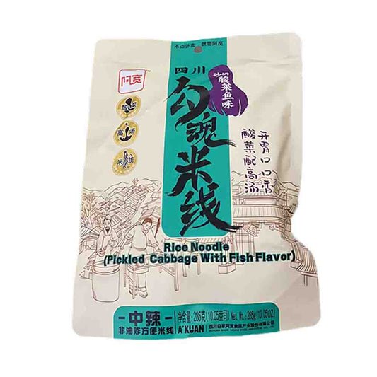 阿宽 砂锅酸菜鱼味勾魂米线 （中辣）10.05oz