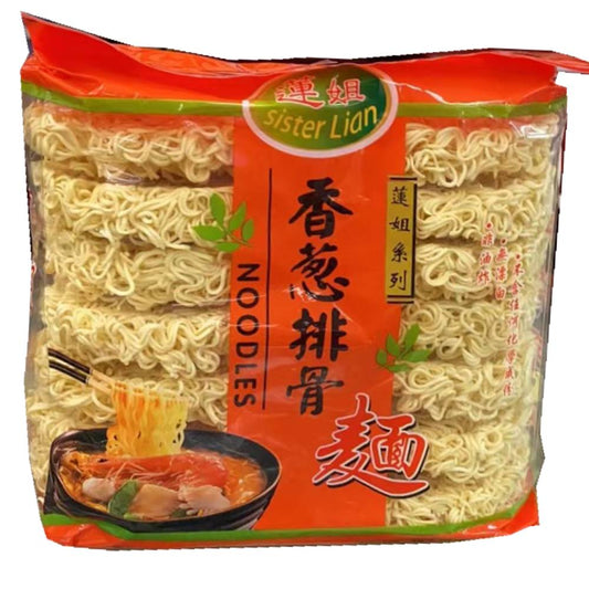 莲姐家常面系列 - 香葱排骨面 800g
