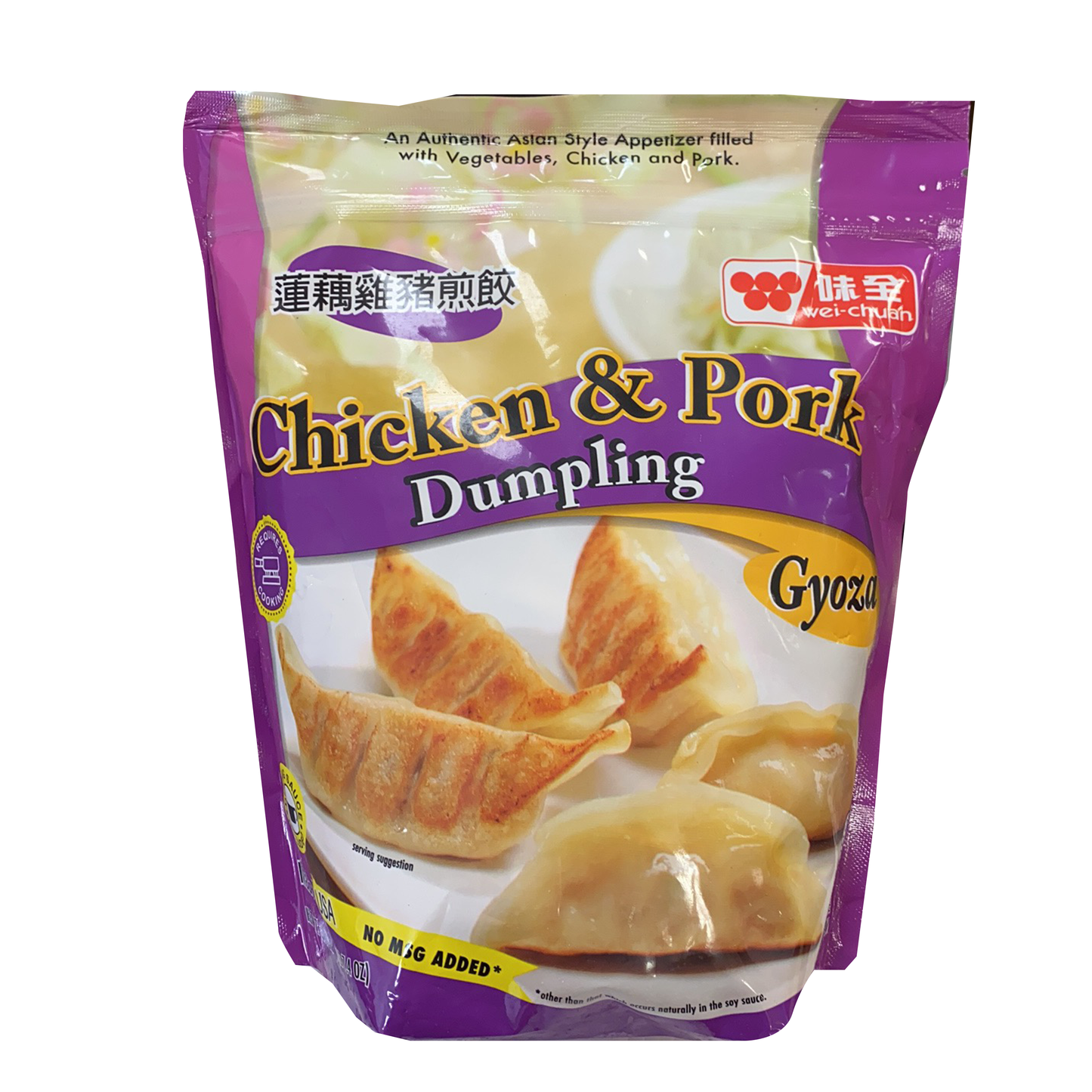 味全  莲藕鸡猪煎饺 23.4 OZ