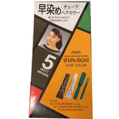 SEVEN-EIGHT染发剂套装（含手套梳子） 5号