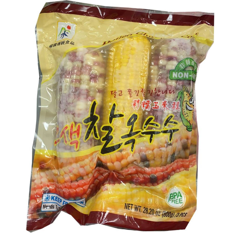 韩国水牌 彩糯玉米穗 800g