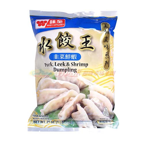 味全水饺王－韭菜鲜虾 21 OZ