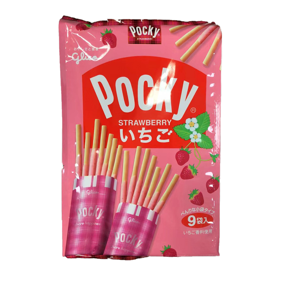 Pocky 固力果 草莓 饼干棒 1 包( 9小包）