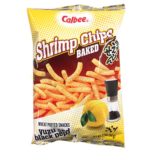 Calbee 黑椒柠檬味虾条 3.3 OZ