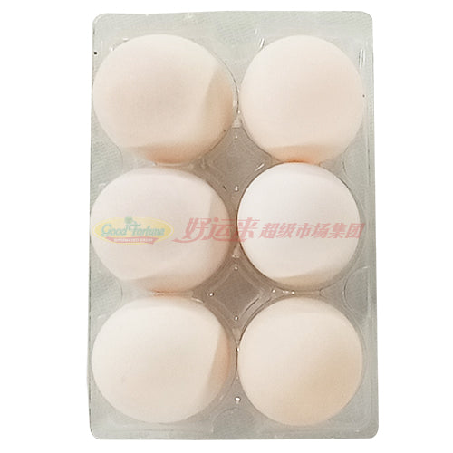 新鲜咸鸭蛋（生的） 6 PCS