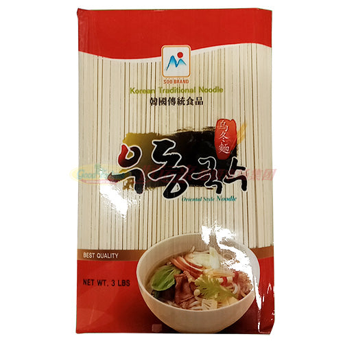 山水 SOO BRAND 干面系列 - 乌冬面 3 LB