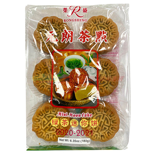 荣盛元朗茶点 - 绿茶迷你月饼（小包） 6.35 OZ