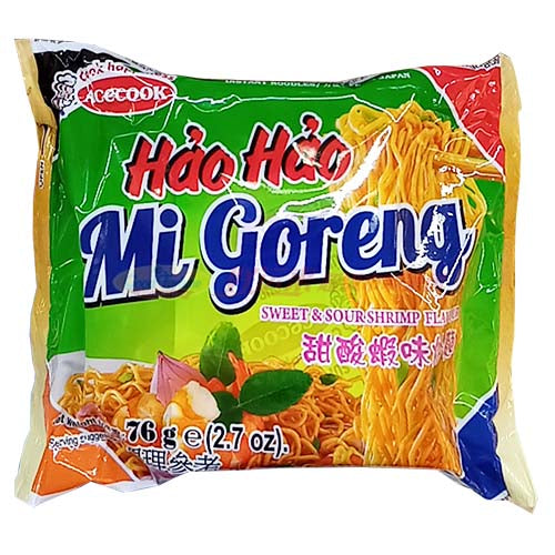 Acecook 酸甜虾味炒面 76g