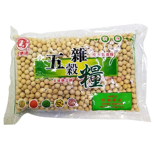 金狮牌五谷杂粮-有机黄豆 12 OZ