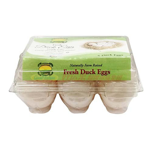 Sunshine Farms 新鲜鸭蛋 1盒（6个装）