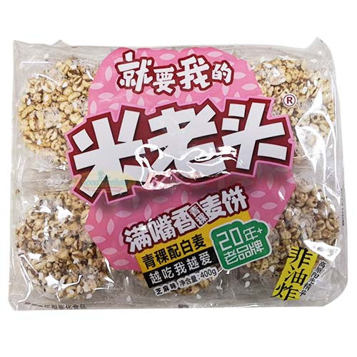 米老头满嘴香青稞麦饼-芝麻味 400g