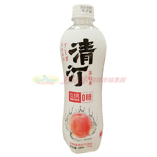 清汀苏打水 - 白桃味 450 mL