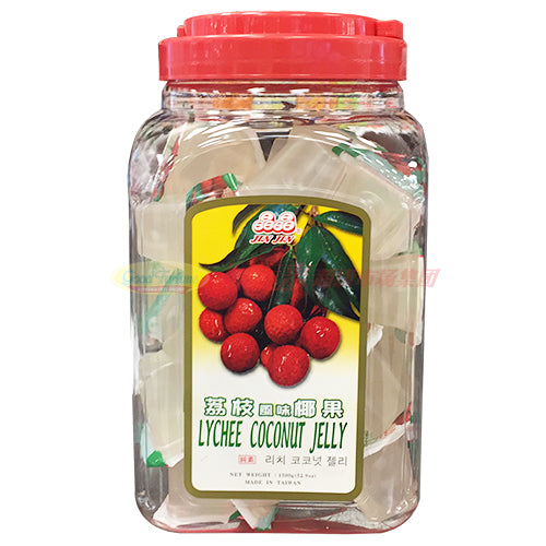 晶晶 荔枝风味椰果果冻桶装 1500 g