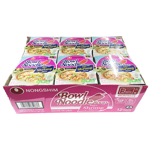 NONGSHIM 农心 碗面-辣虾 一箱