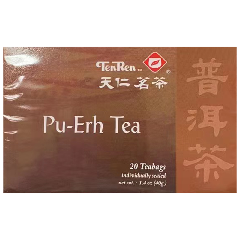 天仁茗茶 - 普洱茶（20个茶袋）1.4 OZ