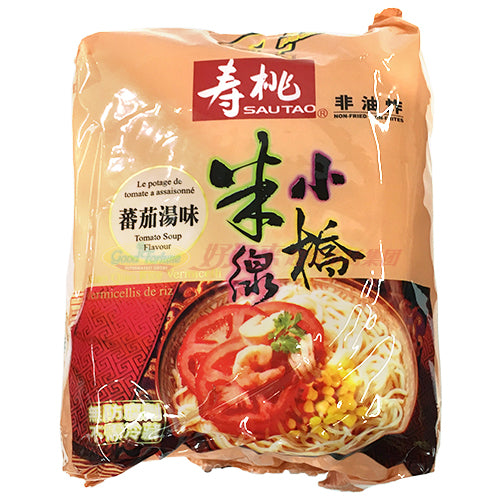 寿桃牌非油炸番茄汤味小桥米线(冷冻4包装)