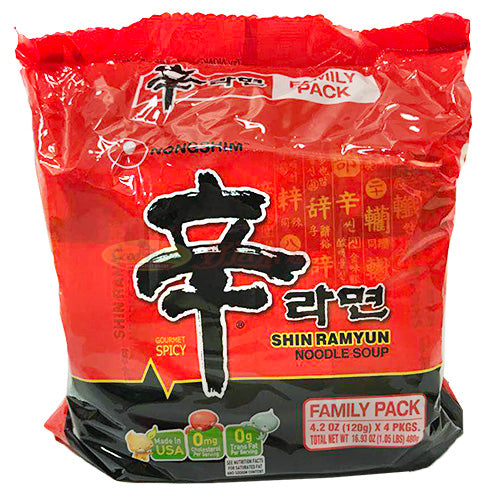 NONGSHIM 农心 辛拉面 4 包装（红袋装）